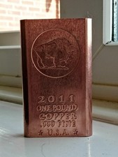 Pure copper bullion for sale  COLCHESTER