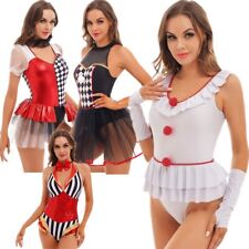 Usado, Fantasia feminina de palhaço circo tema Halloween festa role play fantasia roupa  comprar usado  Enviando para Brazil