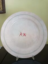 Antico piatto decorato usato  Soliera