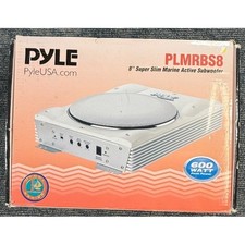 Subwoofer marinho amplificado ativo super fino Pyle 600W 8” PLMRBS8 novo caixa aberta comprar usado Subwoofer marinho amplificado ativo super fino Pyle 600W 8” PLMRBS8 novo caixa aberta comprar usado  Enviando para Brazil