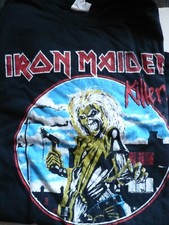 IRON MAIDEN KILLERS All BAY ISLAND Tee T-shirt BLACK, SIZE XL X-Large ROCK SHIRT comprar usado  Enviando para Brazil