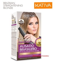 Kit de alisamento brasileiro loiro Kativa - Tratamento de cabelo queratina para cabelos claros comprar usado  Enviando para Brazil