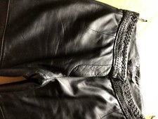 Damenlederhose schwarz gr gebraucht kaufen  Tholey