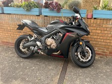Honda cbr650f black for sale  KETTERING