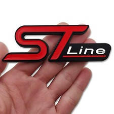 Für ST Line Boot Badge Emblem Logo ROT und SCHWARZ Für Focus Fiesta Mondeo comprar usado  Enviando para Brazil