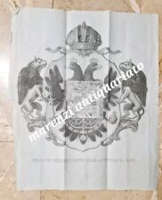 Antico 1836 manifesto usato  Cremona