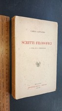 Carlo cattaneo scritti usato  Siracusa