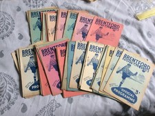 Brentford home programmes for sale  NORWICH