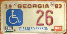 georgia license plate for sale  Boulder