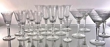 Etched stemware multiple for sale  Brattleboro