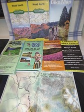 Usado, Lote de mapas de bicicletas e trilhas (8) Pacific Northwest (Oregon/Utah) muito diversos comprar usado  Enviando para Brazil