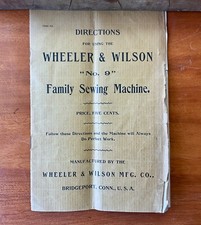 Original 1890s directions for sale  Alton