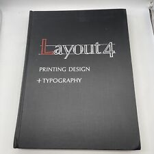 Layout 4 Printing Design And Typography By Charles J. Felton ~ 1970 HC segunda mano  Embacar hacia Mexico