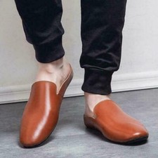 Mocassim Masculino Britânico Chinelos Slingback Mocassim Sapatos Confortáveis Casual Mules comprar usado  Enviando para Brazil