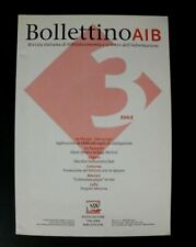 Bollettino aib 2002 usato  Roma