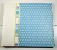 Scrapbook blue dotted for sale  Genoa City