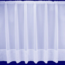 Usado, Envelope Liso Branco Bainha Simples Voile cortina líquida-vendido em conjunto Tamanhos-free Post comprar usado  Enviando para Brazil