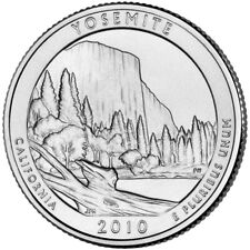Moeda de 25 centavos 2010 P Yosemite NP. Série ATB rolo não circulado dos EUA em perfeito estado., usado comprar usado  Enviando para Brazil