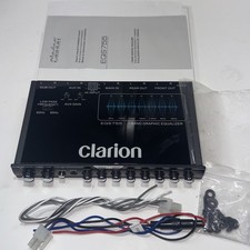 Equalizador Clarion EQS755 7 bandas com entrada frontal de 3,5 mm com manual e cabos sem caixa comprar usado  Enviando para Brazil