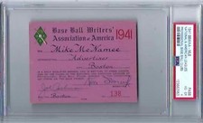 1941 season ticket for sale  Carmel
