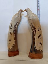 Paire sculptures oiseaux d'occasion Paire sculptures oiseaux d'occasion  Expédié en France