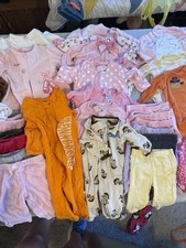 Lote de roupas para bebês meninas 0-3M– 29 peças dormentes, calças, jaquetas e muito mais comprar usado  Enviando para Brazil