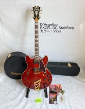 Guitarra elétrica semi-acústica D'Angelico EXCEL DC escada degrau viola S/N W2004297, usado comprar usado Guitarra elétrica semi-acústica D'Angelico EXCEL DC escada degrau viola S/N W2004297, usado comprar usado  Enviando para Brazil