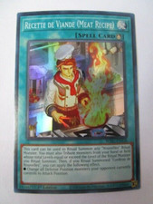 Yugioh recette viande d'occasion  Expédié en Belgium