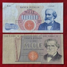Banconote 1000 lire usato  Pinerolo