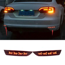 Streamer de LED traseiro vermelho luz de seta 2 peças para Volkswagen Jetta MK6 2012-2014 comprar usado  Enviando para Brazil