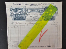Lot invoices mans d'occasion  Expédié en Belgium