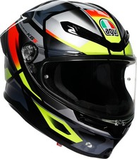 Capacete AGV K6 S Erazer preto vermelho amarelo fluo tamanho médio comprar usado  Enviando para Brazil