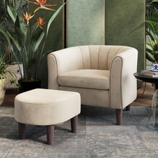 Accent chair ottoman for sale  Brentwood
