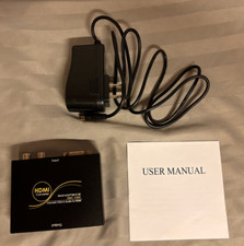 Usado, Conversor de áudio VGA + R/L para HDMI. Entrada HDMI VGA R/L saída caixa aberta comprar usado  Enviando para Brazil