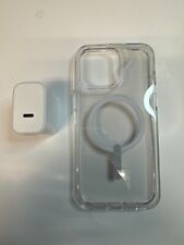 ZAGG mophie Protection case with 30w charger for iphone 15 pro max clear comprar usado  Enviando para Brazil