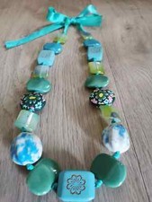 Collier fantaisie perles d'occasion  Neuville-sur-Saône