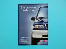Prospekt / Katalog - Suzuki Vitara - V6-2,0 und 2,0 Turbo Diesel - 08/97 comprar usado  Enviando para Brazil