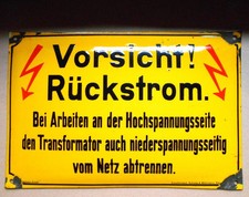 Riginal emaile warnschild gebraucht kaufen  Trebbin