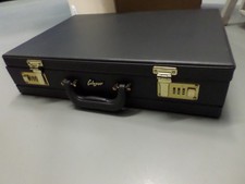 Aktenkoffer grau leder gebraucht kaufen  Hamburg