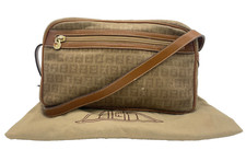 Autêntica bolsa tiracolo Fendi padrão abobrinha lona marrom i060121 comprar usado  Enviando para Brazil