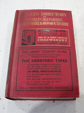 Kelly directory herefordshire for sale  HEREFORD
