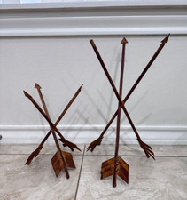 Decoração de flecha de mesa lateral vintage de ferro forjado 1950/70′ (Lote 2) comprar usado  Enviando para Brazil