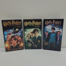 Harry Potter Trilogy VHS Lot Year 1, 2, 3 2001-2004 Stone Secrets Azkaban Tested, usado comprar usado  Enviando para Brazil