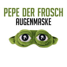 Augenmaske trauriger pepe gebraucht kaufen  Hamburg