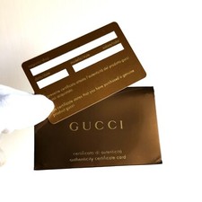 Gucci borsa warranty usato  Roma