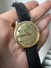 Vergoldete armbanduhr super gebraucht kaufen  Braunschweig