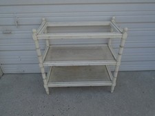 Faux bamboo server for sale  Sarasota