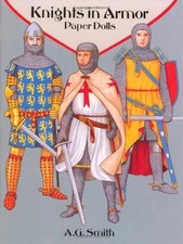 Knights in Armor Paper Dolls (Dover - Paperback, by A. G. Smith - Acceptable comprar usado  Enviando para Brazil