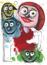 Contemporary art acrylic d'occasion  Expédié en Belgium