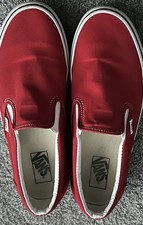 Tênis Vans clássico vermelho casual tamanho 10 masculino/11,5 feminino comprar usado Tênis Vans clássico vermelho casual tamanho 10 masculino/11,5 feminino comprar usado  Enviando para Brazil